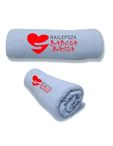 Ręcznik z Haftem Prezent Babci Dzień Prezent dla Babci