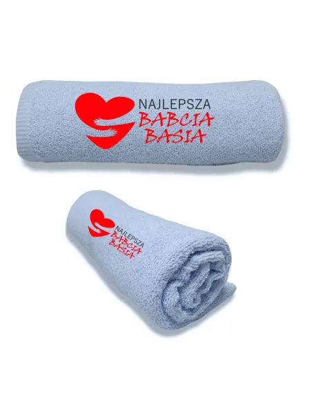Ręcznik z Haftem Prezent Babci Dzień Prezent dla Babci