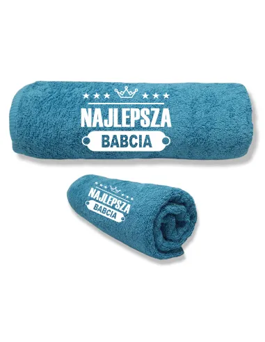Ręcznik z Haftem Personalizowany na Prezent Dzień Babci