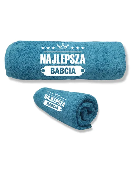 Ręcznik z Haftem Personalizowany na Prezent Dzień Babci