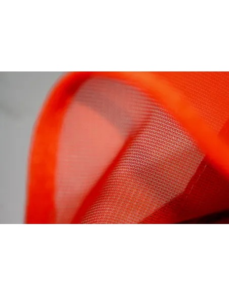 Kamizelka Odblaskowa z Nadrukiem Tył Pomarańczowa 50 szt