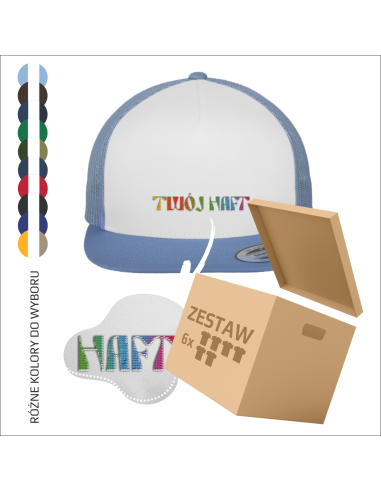 Personalizowana czapka z daszkiem TWOJA GRAFIKA Haft Twój projekt Prezent 