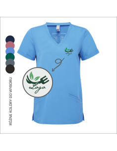 Tunika damska z haftem TWÓJ PROJEKT Logo Twoja grafika Personalizacja