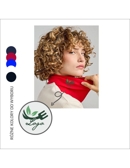 Szalik kominowy z personalizowanym haftem TWOJE LOGO FIRMY 6 sztuk