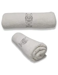 Ręcznik z Haftem Prezent dla Męża Chłopaka Niego na Prezent