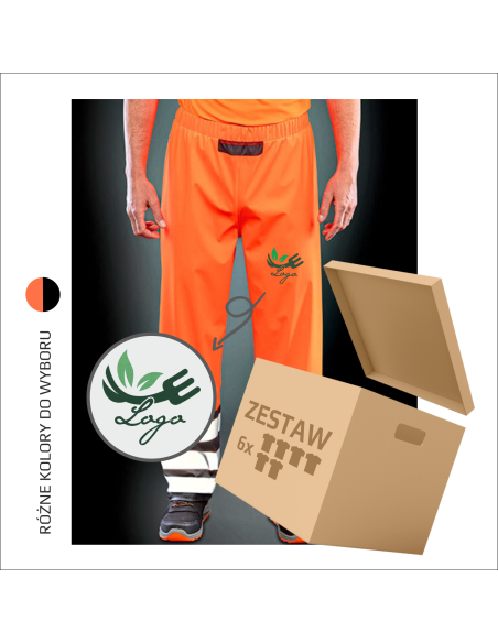 Spodnie robocze z haftem TWÓJ PROJEKT Twoja grafika 
