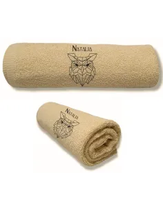 Ręcznik z Haftem Prezent dla Dziewczynki Kobiety na Prezent