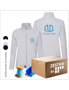 Damska bluza Kobiecy fason TWOJA GRAFIKA Twój projekt logo 6 sztuk