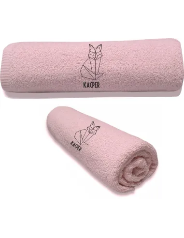 Ręcznik z Haftem do Szkoły Przedszkola z Imieniem na Prezent