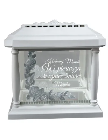Lampion Znicz Kapliczka Grawerem – Rocznica Śmierci