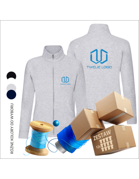 Damska bluza Kobiecy fason TWOJA GRAFIKA Twój projekt logo 6 sztuk