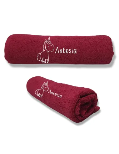 Ręcznik z Haftem Prezent z Imieniem Napisem logo z Nadrukiem