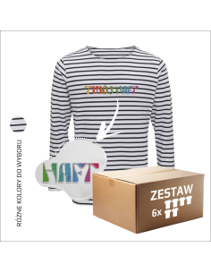 Personalizowana koszulka męska TWÓJ PROJEKT logo firmowe 6 sztuk