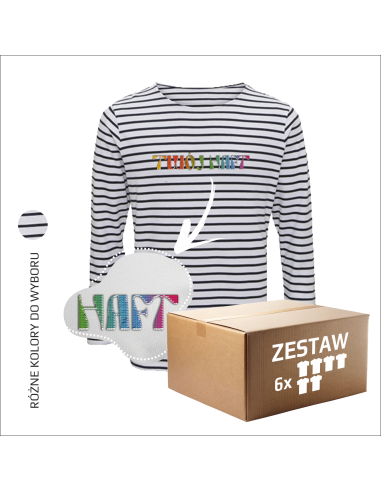 Personalizowana koszulka męska TWÓJ PROJEKT logo firmowe 6 sztuk