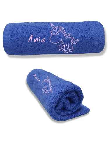 Ręcznik z Haftem Prezent z Imieniem Napisem logo Firmowy