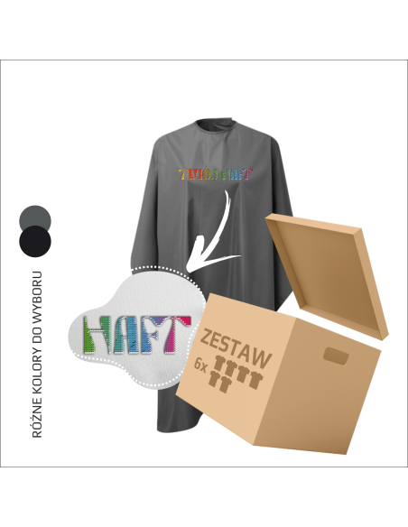 Peleryna z TWOJĄ Grafiką HAFTEM Wodoodporna Firmowy Gadżet LOGO 6 sztuk