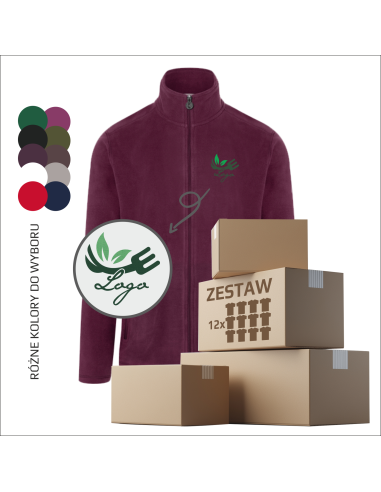 Męska bluza bez kaptura HAFT LOGO FIRMY Personalizacja 12 sztuk