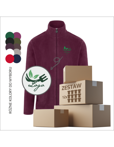 Męska bluza bez kaptura HAFT LOGO FIRMY Personalizacja 12 sztuk