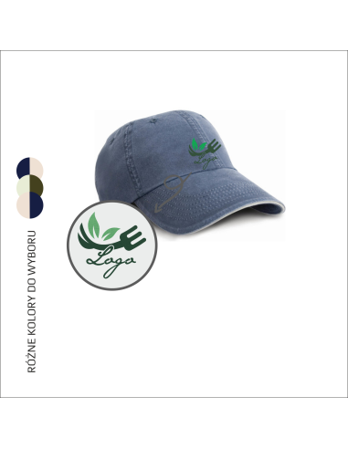 Czapka Odzież FIRMOWA z LOGO Grafiką Personalizowany Projekt 12 sztuk