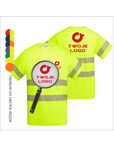 Koszulka robocza ODZIEŻ Reklamowa Firmowa Twoja GRAFIKA Logo 