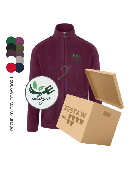 Męska bluza bez kaptura HAFT LOGO FIRMY Personalizacja 12 sztuk