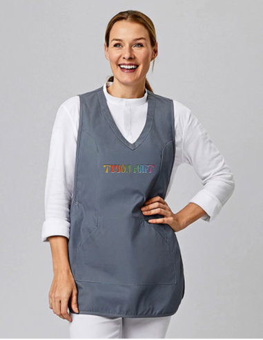 Fartuch Gastronomiczny z TWOJĄ Grafiką Odzież Firmowa Reklamowa Damska