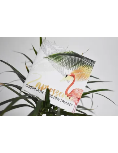 Zaproszenia Urodzinowe Personalizowany Dowolnym Tekstem