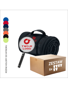 Koc reklamowy Z TWOJĄ GRAFIKĄ Gadżet Firmowy DLA NIEJ DLA NIEGO LATO 6szt