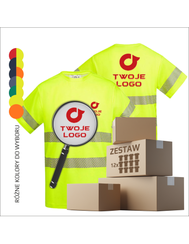 Koszulka robocza ODZIEŻ Reklamowa Firmowa Twoja GRAFIKA Logo 