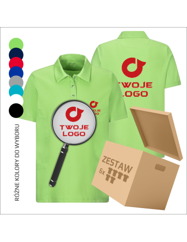 Odzież robocza UNISEX Dla Niej dla Niego Tunika Reklamowa z TWOIM logo 6szt