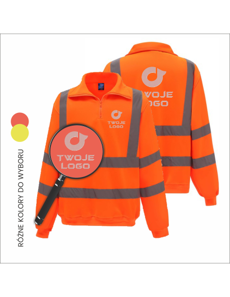 Bluza Robocza Reklamowa dla Firmy z Dowolną GRAFIKĄ Haftem Logo