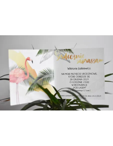 Zaproszenia Urodzinowe Personalizowany Dowolnym Tekstem