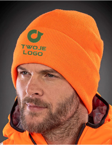 Odzież Firmowa Czapka Zimowa Reklamowa Z Twoim LOGO Gadżet PREZENT 12 sztuk