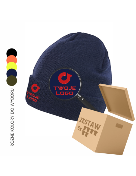 Czapka Polarowa Dla Firm Gadżet Reklamowy z Twoją Grafiką Twoim Logo 
