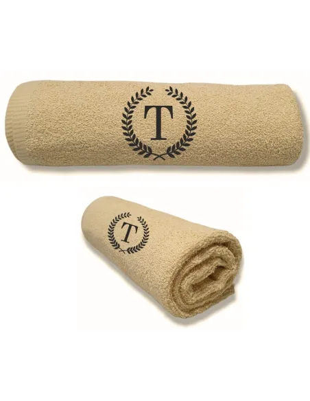 Ręcznik z Haftem Prezent na Urodziny Inicjałem na Prezent