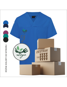 Tunika Reklamowa Odzież Firmowa z Logo Dla Pana z Własną GRAFIKĄ 12 sztuk