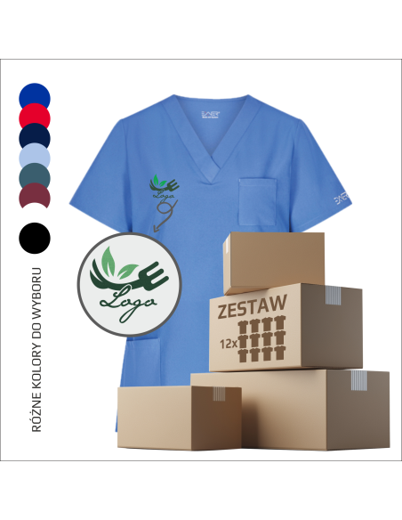 Tunika Robocza Odzież Firmowa z Haftem Dowolną Grafiką Logo