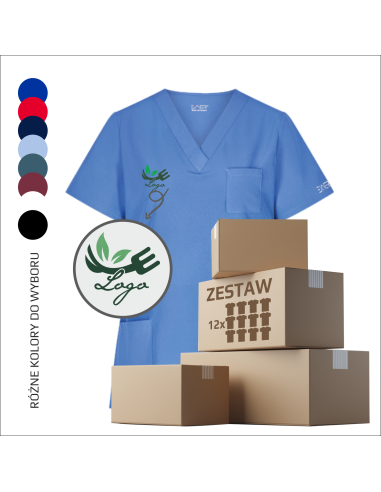Odzież Robocza Tunika Damska Regular Z dowolnym Logo Firmowym 6 sztuk