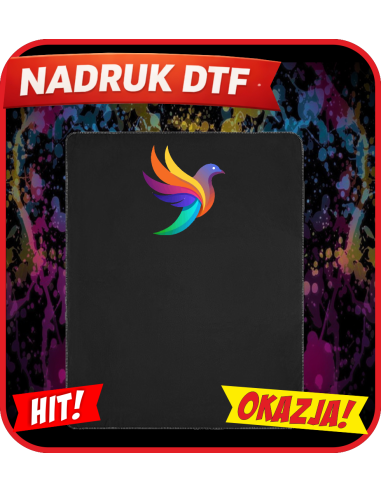 Koc polarowy ODZIEŻ REKLAMOWA NADRUK DTF Logo grafika 20sztuk