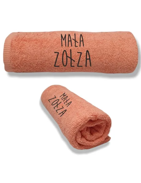 Ręcznik z Haftem Prezent Kobiety Mała Zołza dla Kobiety