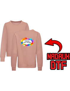Damska bluza firmowa PERSONALIZACJA NADRUK DTF Twoja grafika 10 SZT
