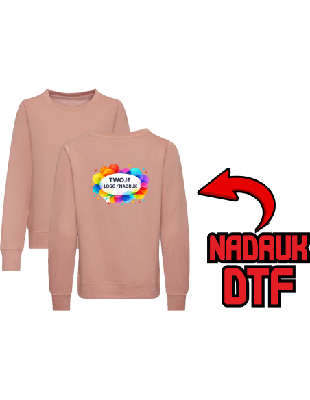 Damska bluza firmowa PERSONALIZACJA NADRUK DTF Twoja grafika 10 SZT
