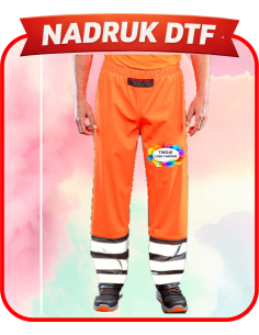 Spodnie robocze firmowa PERSONALIZACJA NADRUK DTF Twoja grafika 10 SZT
