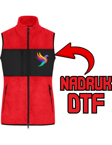 Kamizelka damska ODZIEŻ REKLAMOWA NADRUK DTF Logo grafika 20sztuk