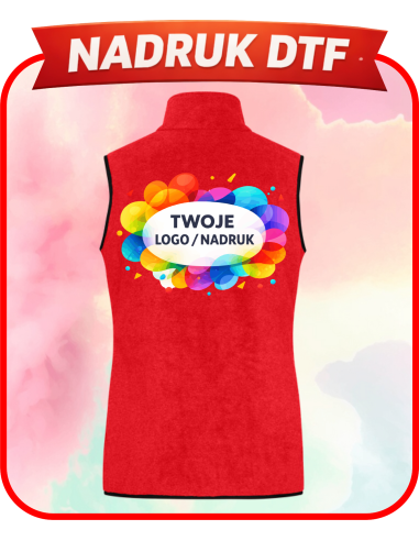 Kamizelka damska firmowa PERSONALIZACJA NADRUK DTF Twoja grafika 10 SZT