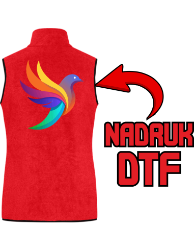Kamizelka damska ODZIEŻ REKLAMOWA NADRUK DTF Logo grafika 20sztuk