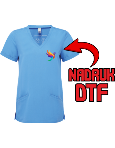 Damska tunika ODZIEŻ REKLAMOWA NADRUK DTF Logo grafika 20sztuk