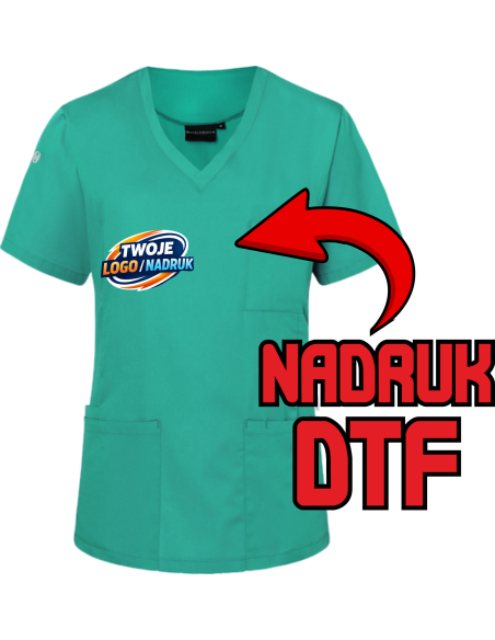 Tunika Damska ODZIEŻ FIRMOWA NADRUK DTF Logo grafika 20sztuk