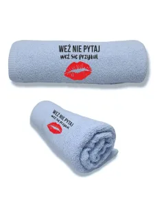 Ręcznik z Twoim Haftem Prezent na Dzień Kobiet z Haftem