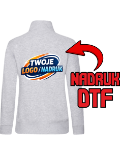 Damska bluza dresowa ODZIEŻ REKLAMOWA NADRUK DTF Logo grafika 20sztuk